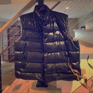 Moncler black vest
